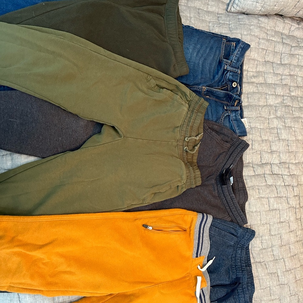 Lot of 6 boys pants, size 10/12